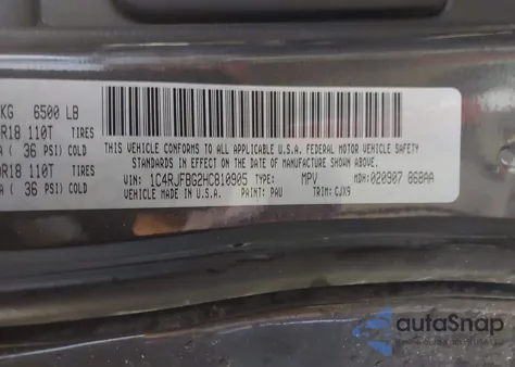 2017 Jeep Grand Cherokee Limited 4X4 from USA, damaged, VIN 1C4RJFBG2HC810905